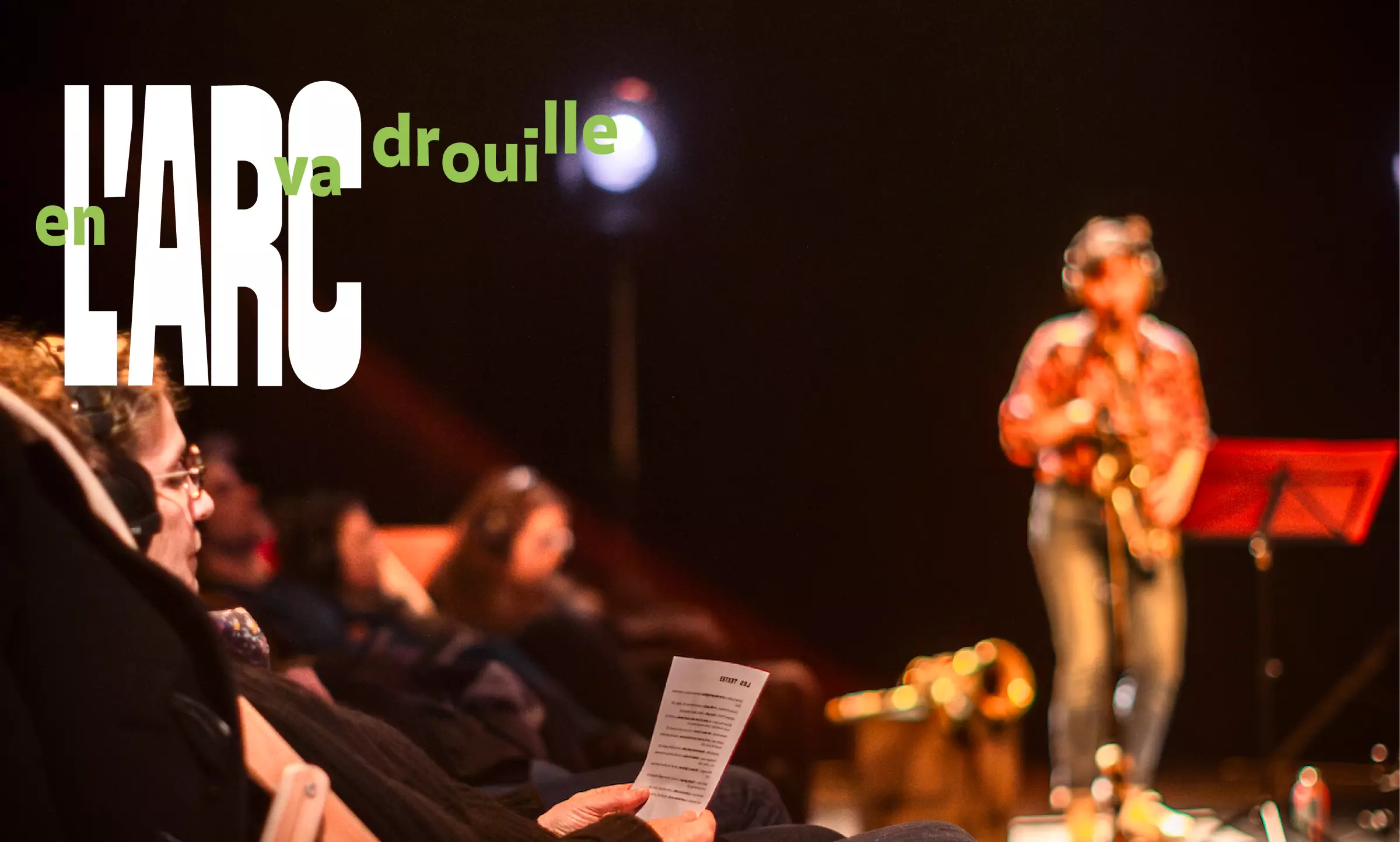 Poésie couchée sur musique en transat